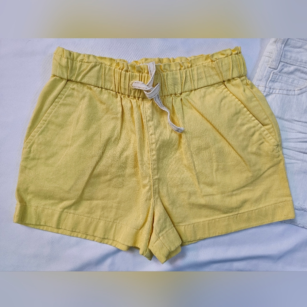 J. Crew Crewcuts Girls Shorts- Yellow- Size 8